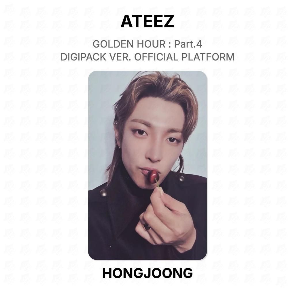 ATEEZ GOLDENE STUNDE : Teil 4 DIGIPACK VERSION. OFFIZIELLE PLATTFORM Offizielle Fotokarte