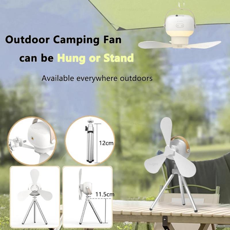 New Small Ceiling Fan in Bed, Dormitory Electric Fan, USB Charging, Camping, Outdoor Home, Small Portable Single Bed