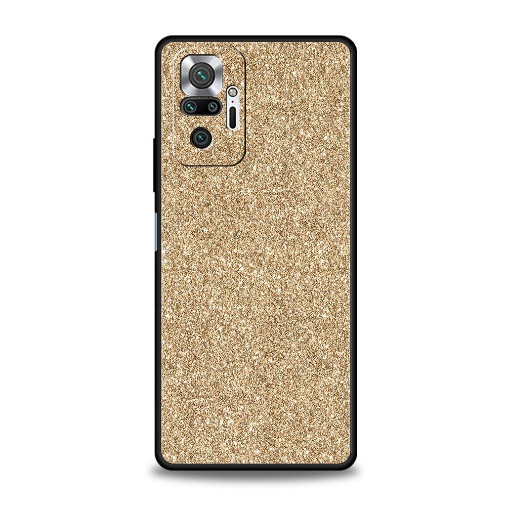 Phone Case Cover for Redmi 14C 10C Note 15 14 13 12 10 11 Pro Plus K40 5G Soft TPU Shockproof Fundas Shell Pink Glitter Capa Bag