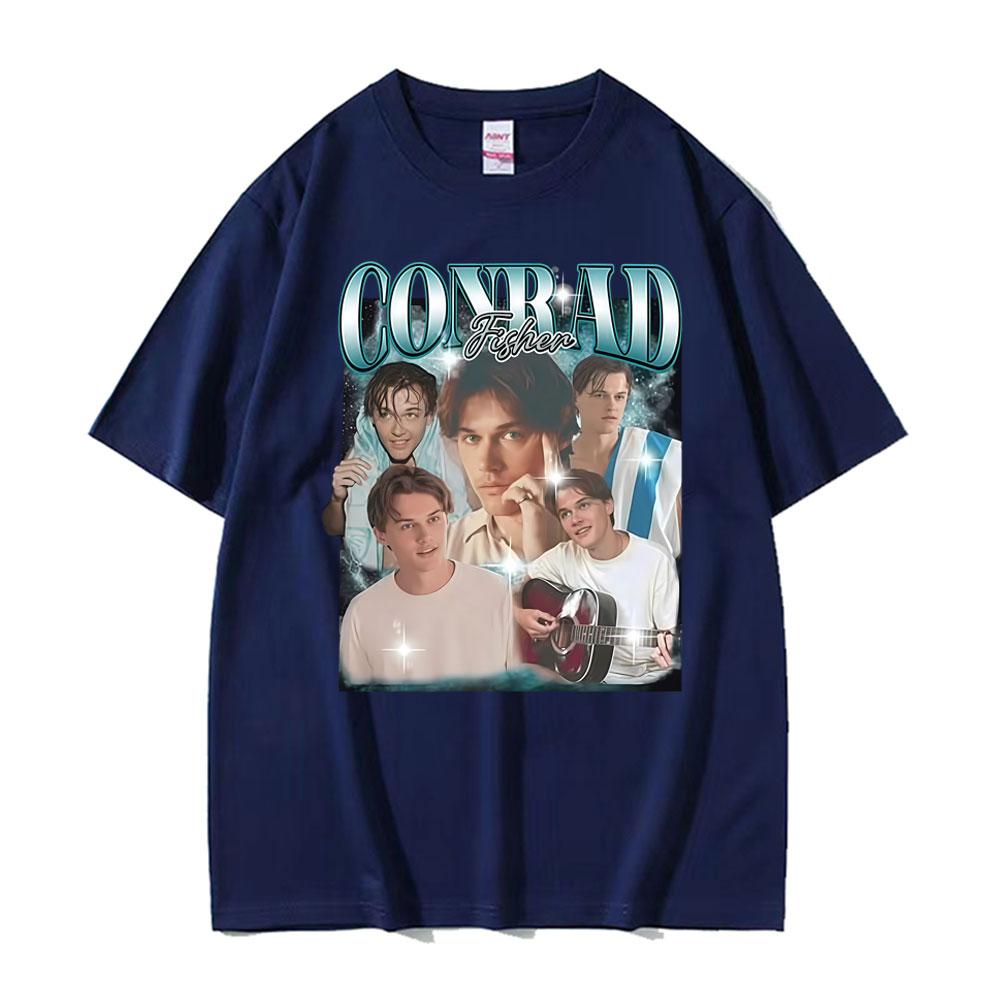 Team Conrad Fisher Cousins Beach Graphics T Shirts Unisex Clothing Harajuku Retro Classic Tshirts Unisex Casual Cozy Loose T Shirt