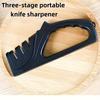 Multifunctional 3-Stage Knife Sharpener, Tungsten Steel & Ceramic,No Electricity Needed, Easy Hang Kitchen Tool,Mothers Day Gift