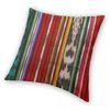 Guatemalan Fabric Square Pillowcase Polyester Linen Velvet Pattern Zip Decor Throw Pillow Case Car Cushion Cover