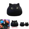 Adorable Black Cat Shaped Plush Toy Soft Stuffed Doll For Cozy Comfort And Play