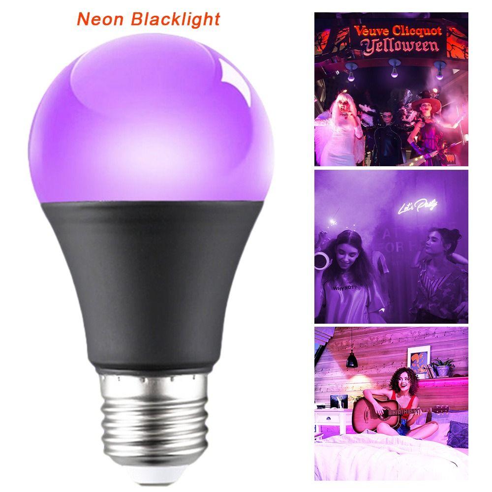

E27 Черный свет для вечеринок в клубе Светодиодные фонари 2023 Neon Blacklight Party Club Light