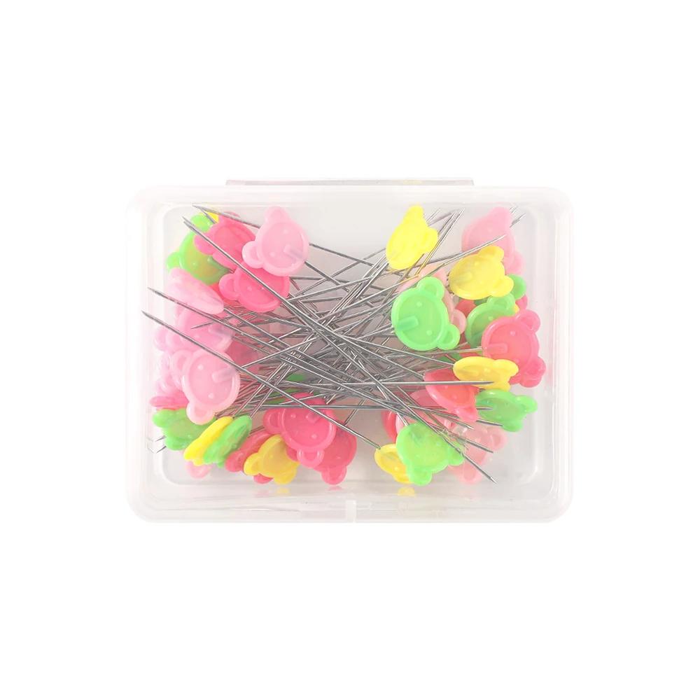 200/50PCS New Dressmaking Pins Embroidery Patchwork Tools Fixed Pin Button Pin Patchwork Pin for Home DIY Sewing Positioning