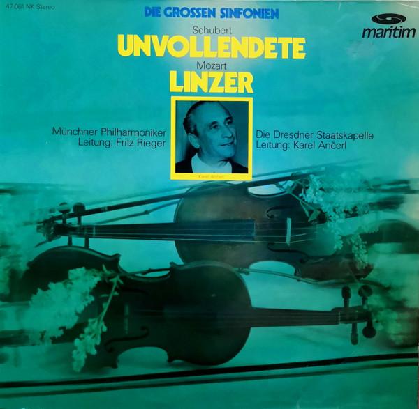 LP Record WOLFGANG AMADEUS MOZART , FRANZ SCH - Die Grosen Sinfonien - Linzer Sinfo 47061NK Maritim Germany Classical Used
