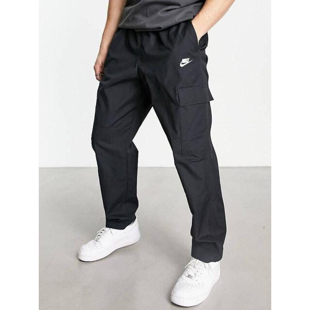 

Черные тканые брюки карго Nike Club