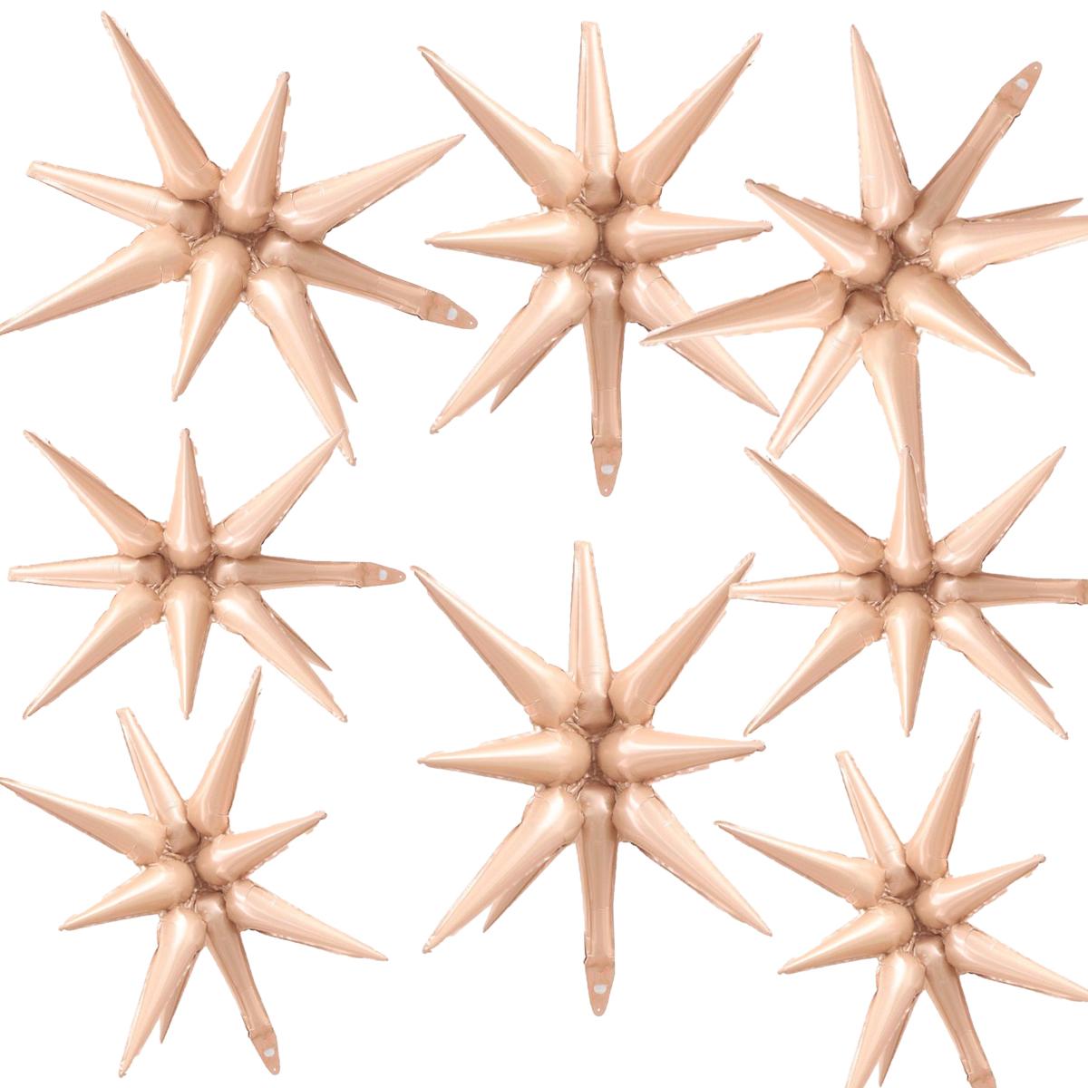 

8 Pcs Star Balloons, Huge Gold Explosion Star Aluminum Foil Balloons for Birthday, Baby Shower, Wedding, Bachelorette Party Other