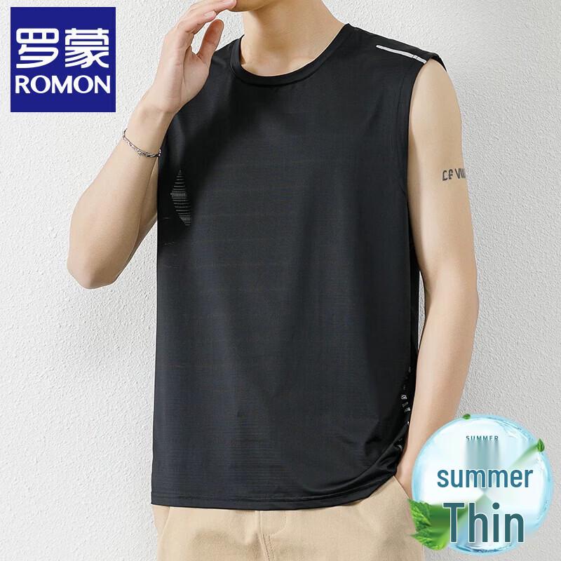 Lomon Men s Summer Ice Silk Athletic Top 4XL