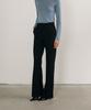 ARCHETYPES Mink Fleece-Lined Daily Bootcut Pants (2 Colors) Black