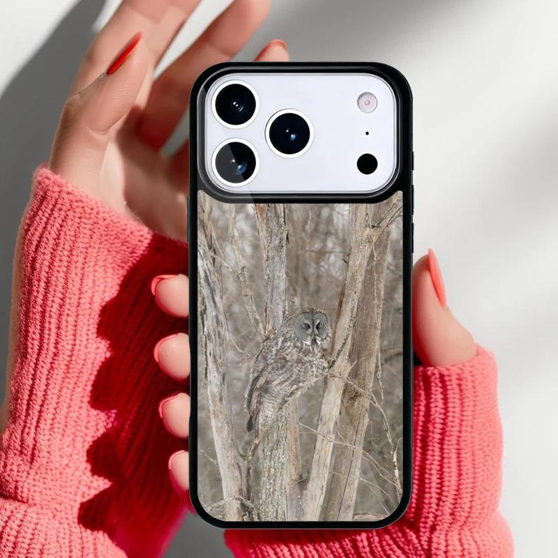Camouflage Owl Phone Case for iPhone 17 16 15 14 13 Pro Max Back Cover for 12 11 Pro Coque