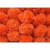 Artificial Marigold Graland Flowers for Decoration Long Toran Indian genda phool for Wedding Festival (4.6 Feet/Orange/Set of 5 Mala)