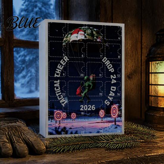 Holiday Keepsake Green with Pcs Day Christmas Calendar 24 Soldiers Advent Countdown Calendar Xmas Party