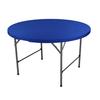 Elastic Round Table Cover Wrinkle-Resistant Fabric Universal Protection Indoor Outdoor