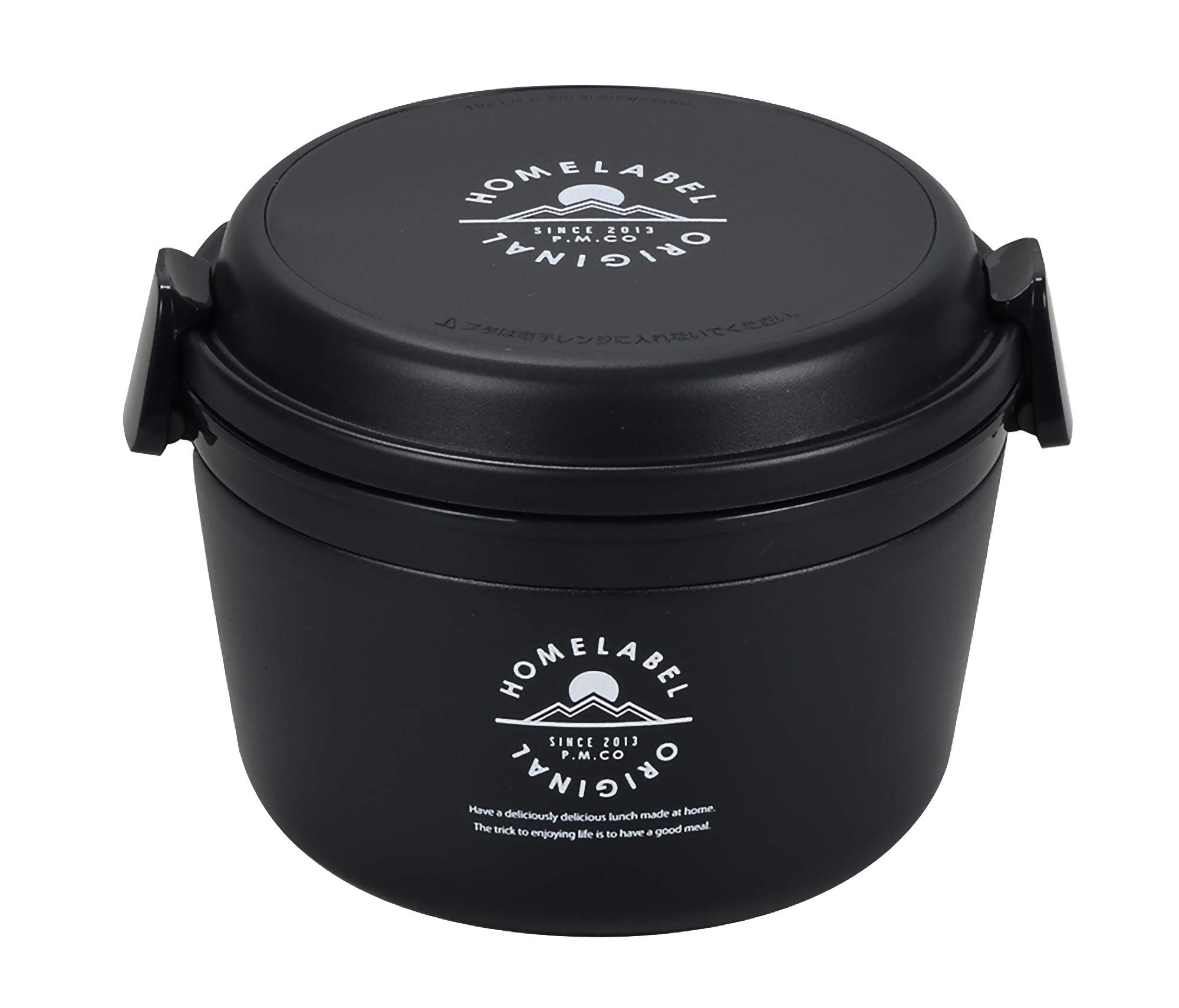 

Pearl Metal Insulated Lunch Jar, Black, 770 Bowl, Home Label, HB-4739