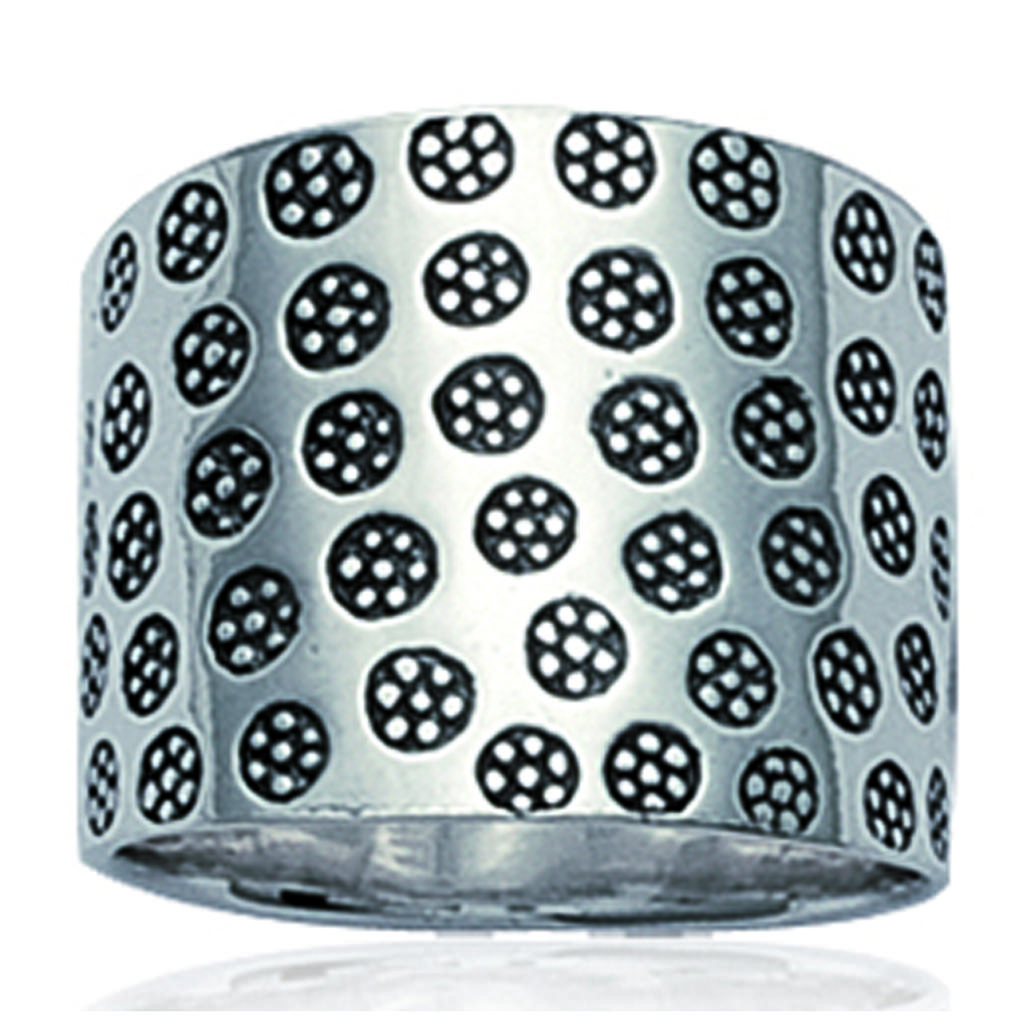 Silver Ring 'Cléopatra' Silver - 16 Mm