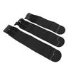 3PCS Legs Posture Corrector Belt Breathable Elastic Knee Belt Corrector Straightening Leg Belt Fixer for O X Leg Type Black