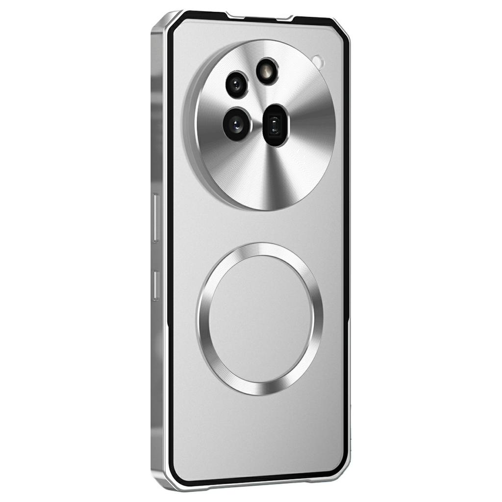 For Nothing Phone (3a) Pro Case Compatible with MagSafe Hard PC Metal Frame Frosted Phone Back Cover