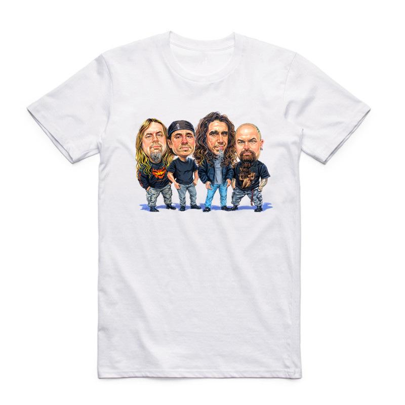 Asian Size Men Printing Slayer Heavy Metal Thrash Rock Band T-shirt Summer O-Neck Short Sleeves Speed Metal Band T-shirt HCP4102