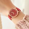 Women Faux Leather Strap Watch Luminous Round Dial Analog Watch Minimalist Ladies Casual Formal Wristwatch Gifts for Her