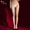 Chaussettes porte-jarretelles en dentelle sexuelles bas intégrés désir pur chaussettes tube en dentelle chaussettes porte-jarretelles creuses ouvertes