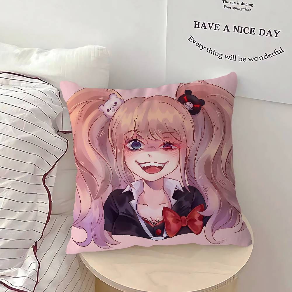 J-Junko E-Enoshima Pillow Gift Home Office Decoration Bedroom Sofa Car Cushion Cover Case 45x45