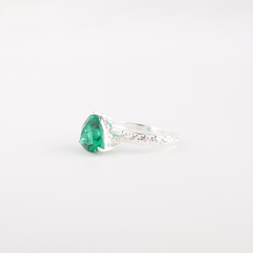 Chrome Diopside Gemstone 925 Solid Silver Jewelry Handmade Ring Anniversary Gift CZR-10-9