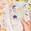 20 In 1 Landscape Sticker Book Capybara Cabin Scene Decorative Decals  Student