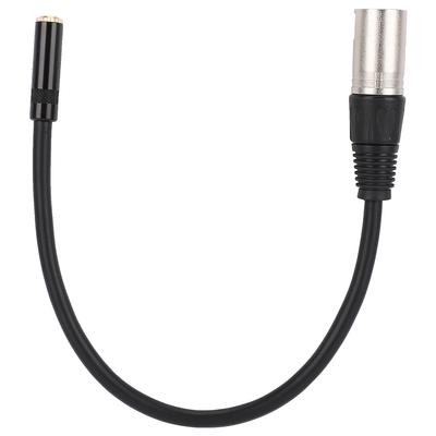 3.5MM Female To XLR Male Zinc Alloy 3.5MM Interface Audio Adapter Cable Patch Cord