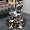 1pc Bugs Bunny Carrot Office Round Area Rug, Under Office Chairs Bedroom Living Room Home Decor  A1022294
