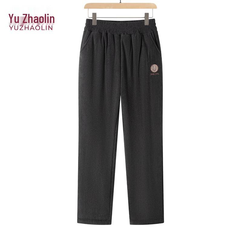 YUZHAOLIN Women s Fleece Lined Corduroy Warm Pants 3XL
