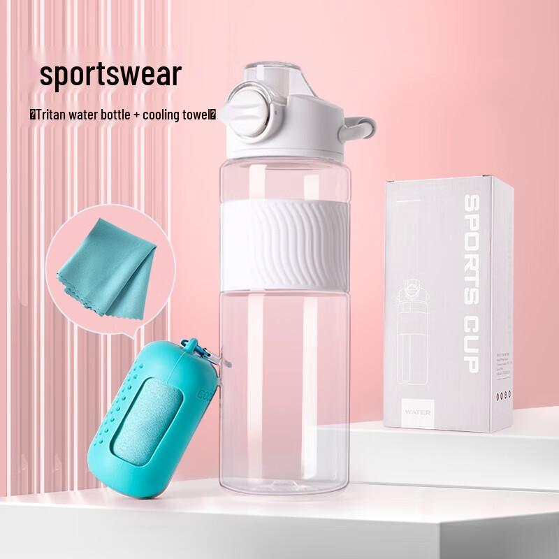 Titan Sports Water Bottle & Cooling Towel Set