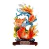 Reichtum Feng Shui Fisch Statue Handgefertigte Harzskulptur Für Haus Büros Dekoration Und Wohlstand Geschenk D2RD