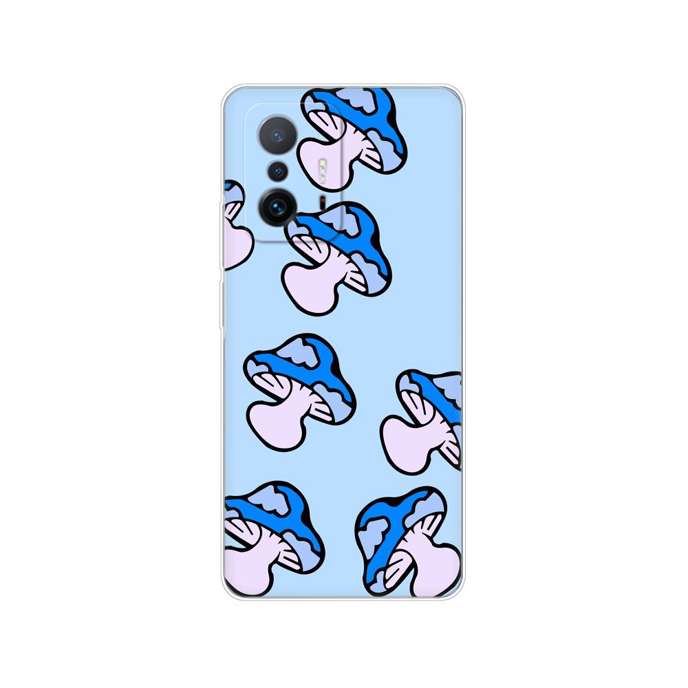 Pro Xiaomi 11T Pouzdro Pro Xiaomi 11T Pro Měkké Pouzdro Silikonový Kryt Zadní Strany Telefonu Pro Xiaomi11T mi 11 T 11TPro coque 6,67 palce nárazník TPU