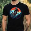 T-Shirt Herren Mountainbiker Motiv Baumwolle Größe XS bis 5XL