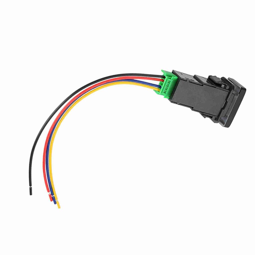 12V 4Pole Push Button Switch for Toyota with LED Background Indicator Light