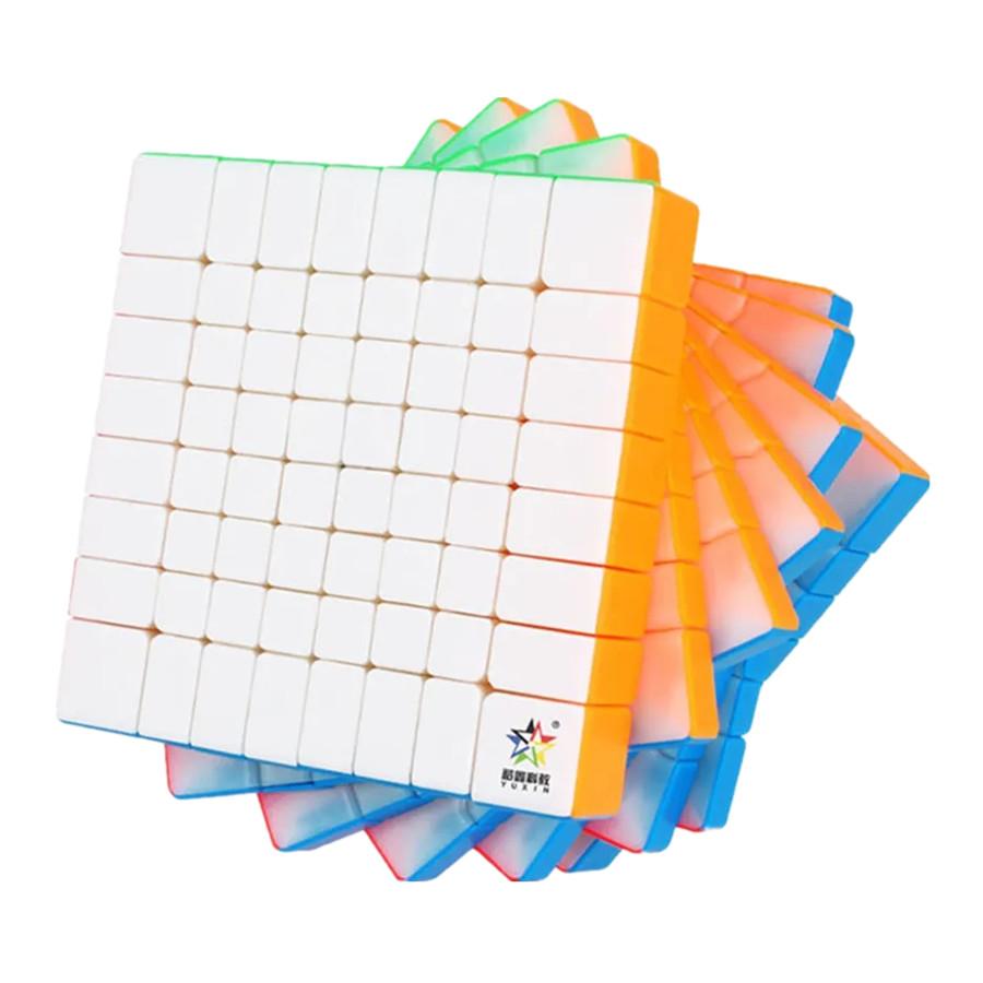 Yuxin Little Magic 10x10 9x9 8x8 Zauberwürfel Professionell Stickerlos Speed Pädagogische Würfel Puzzle Cubo Magico Spielzeug Spiele Geschenke