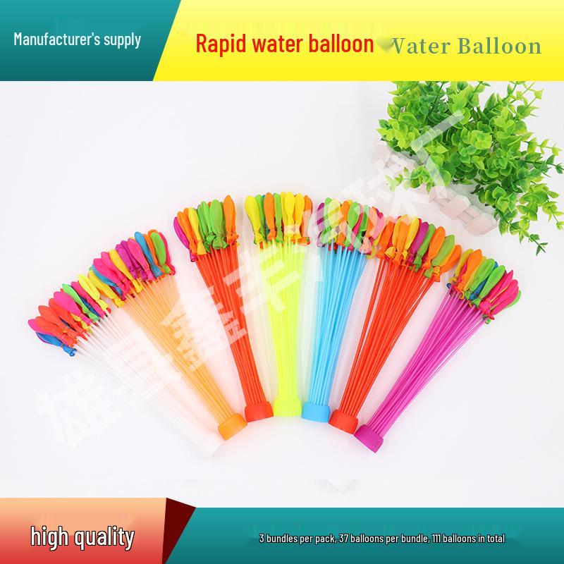 Quick-Fill Small Water Balloons – Summer Toy for Kids' Birthday Play and Water Fights