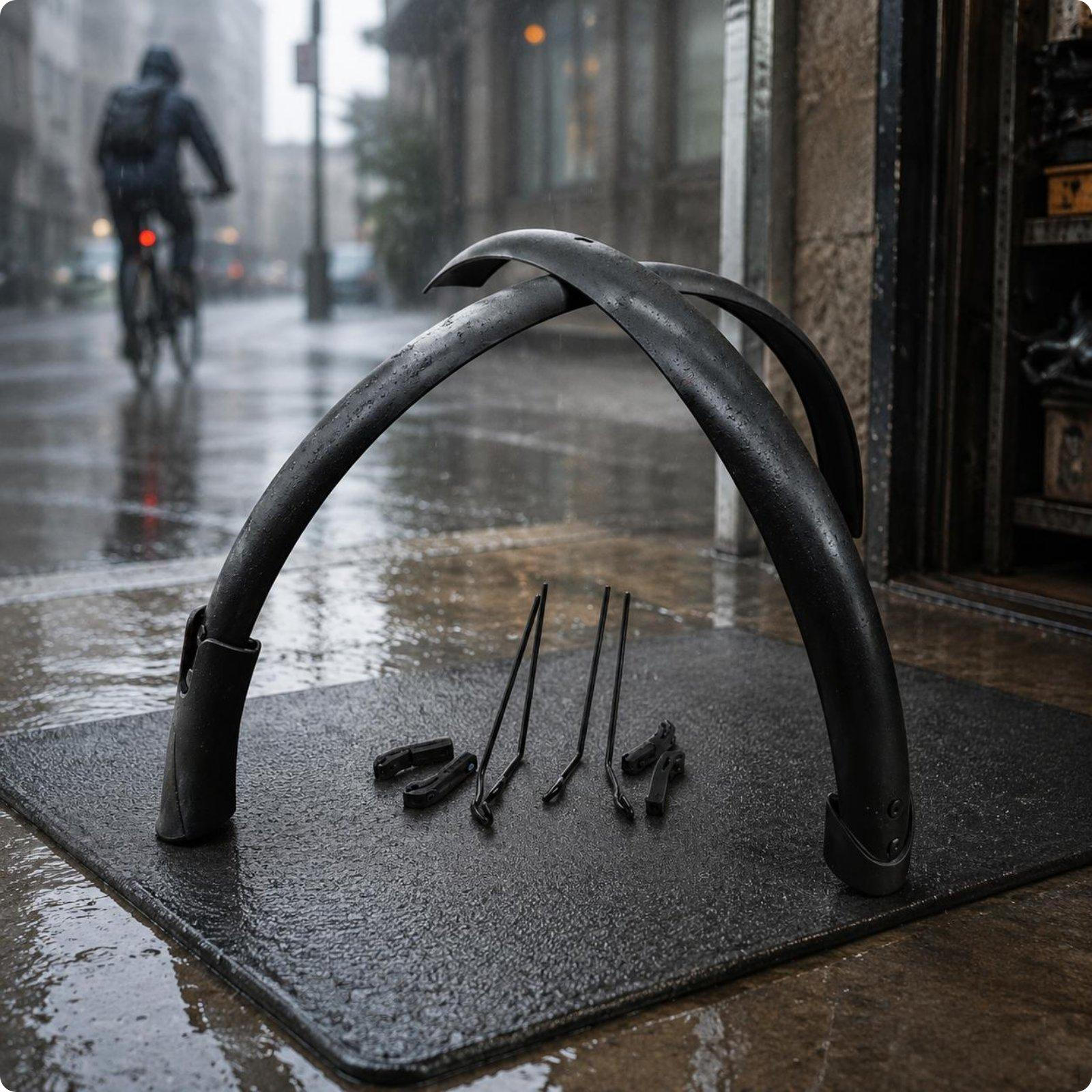 451 Wheel Mudguard Set RustResistant Aluminum Bike Lightweight Full Coverage for Road