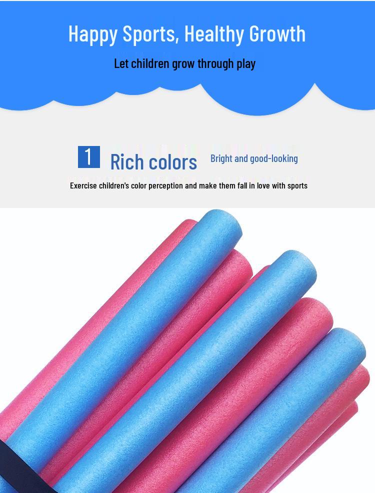 Kindergarten Foam Noodle Sticks: Sensory Training & Hopscotch Toy