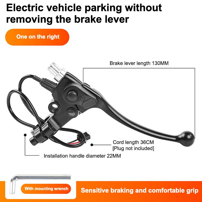 

BMX Brake Levers for Electric Bicycles Ultralight Aluminum Alloy Design for Enhanced Brake Control for City Commuting