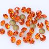 Large Round Colored Pointed Back Glass Rhinestones for DIY Phone Cases and Nail Art.