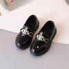 Boys' Fashionable Soft-Soled Leather Shoes - 2024 Spring/Autumn British Style