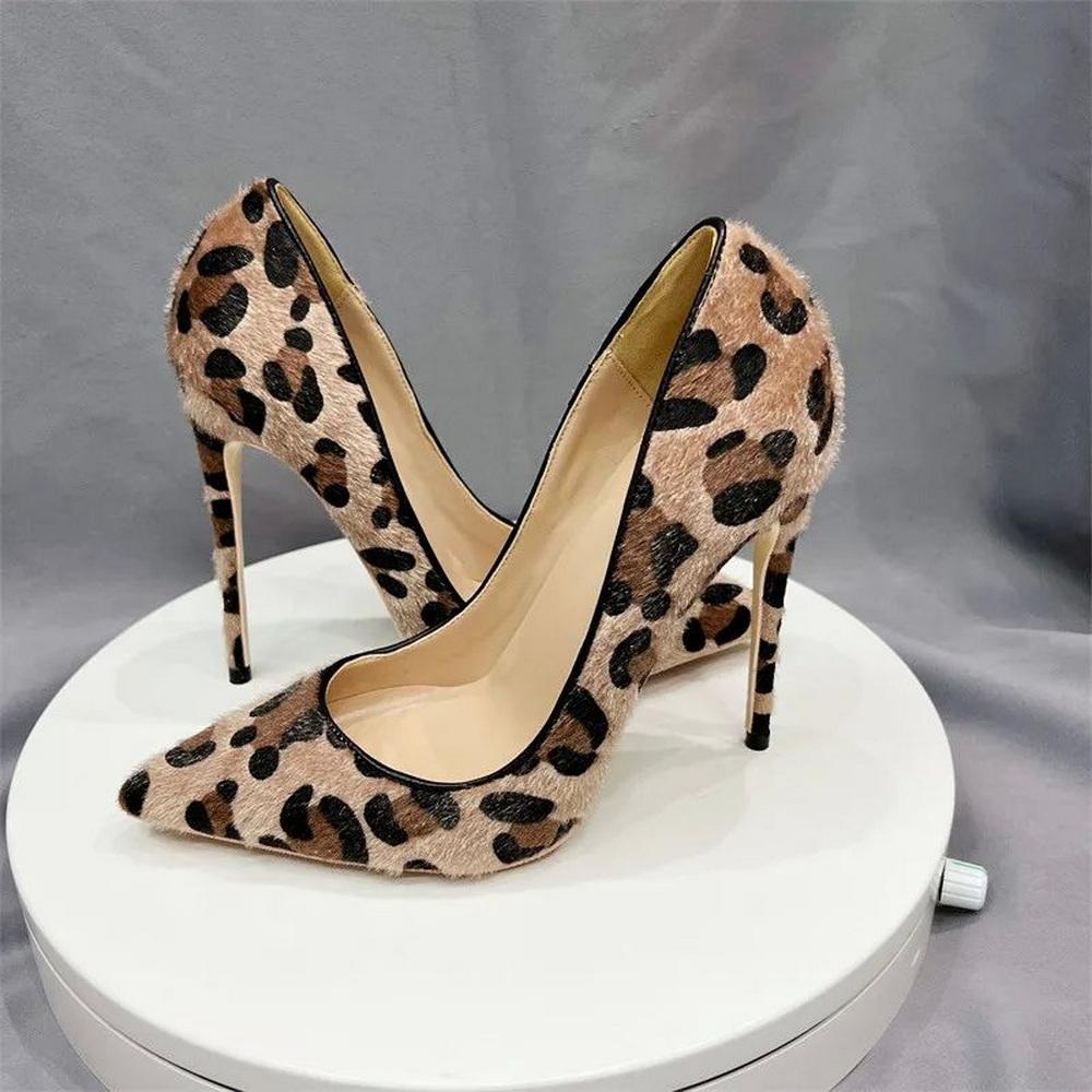Fashion FHC 12cm New Design Women Pumps,Leopard High Heels, Office Lady Work Shoes,Slip On,Shallow Out,Pointed Toe,Size 33-45,Dropship