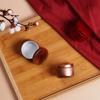 Tea Sealed Box Tea Packaging Jar Round Iron Tinplate Frosted Tea Container Vintage Tea Box Jewelry Candy Small Storage Can