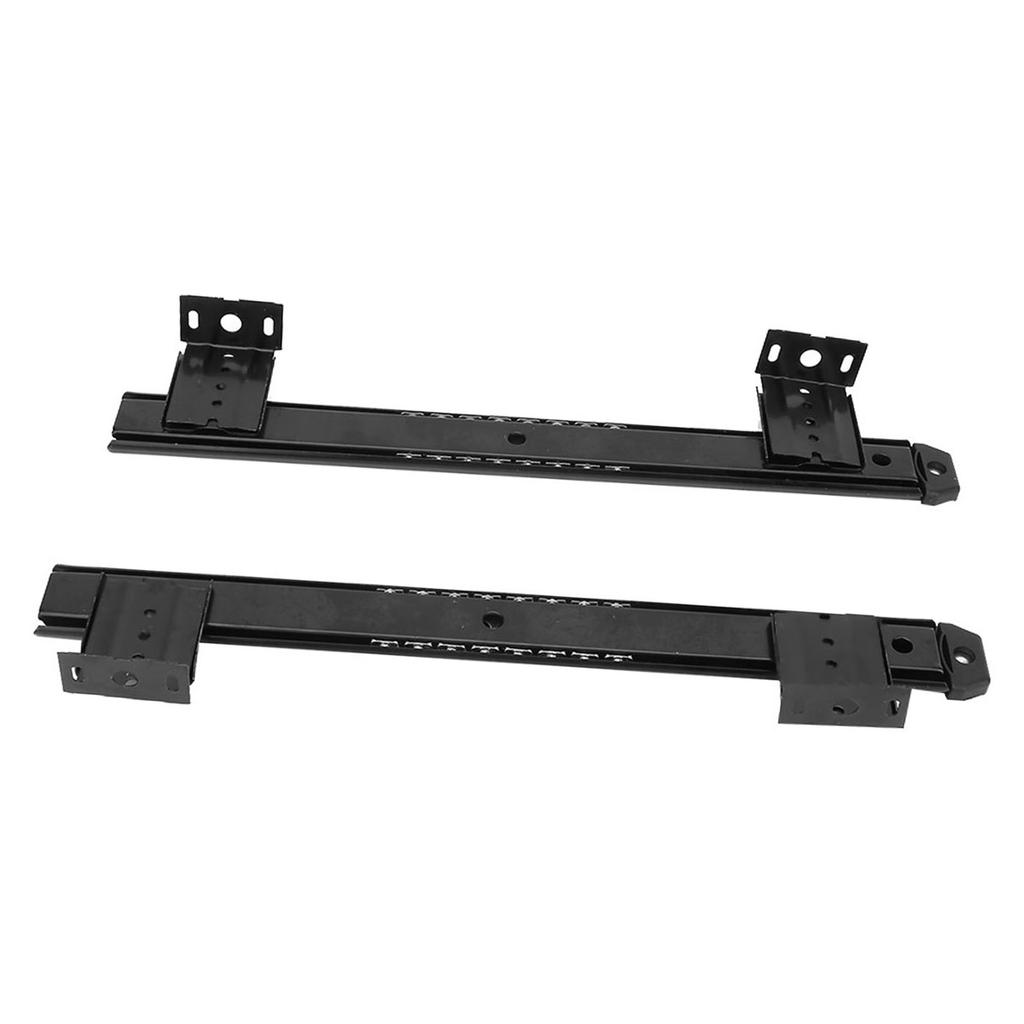 2Pcs Thickened Cold Rolled Steel Computer Desk Keyboard Slide Rail Bracket(white)