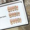 Pure Handmade Autumn New Style Phototherapy Wearable Armor Golden Autumn Rose Cat Eye Nail Art Patch Can Be Detached