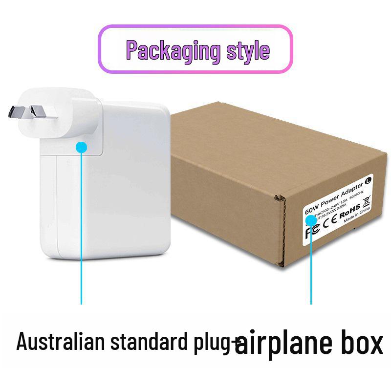 

Зарядний пристрій Apple MacBook: Міжнародний 61 Вт/67 Вт PD Адаптер швидкої зарядки Type-C 61W + 2m type-c cable