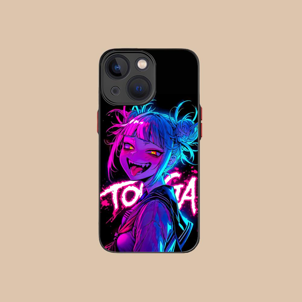 My Hero Academia Himiko Toga Phone Case for iPhone 16 15 14 13 12 11 X XR XS 8 7 Pro Max Plus Mini Colour Silicone Protective