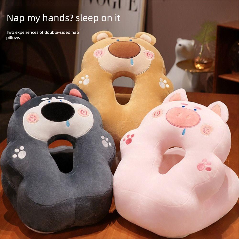 

Plush&Ice Silk Doggy Office Nap Pillow Super Soft Piggy Pillow Stuffed Toy Female Gift Doggy